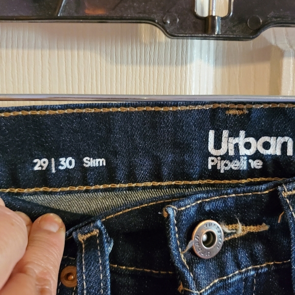 Men's Urban Pipeline Jeans Superflex Size 29X30 Slim Straight leg - Picture 4 of 8